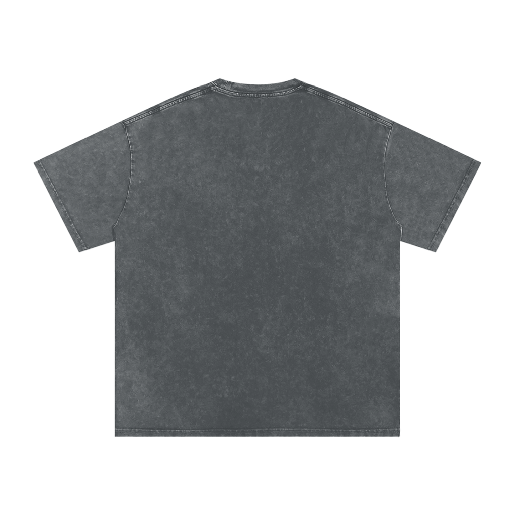 Rebels Snow Washed Oversized Cotton T-Shirt