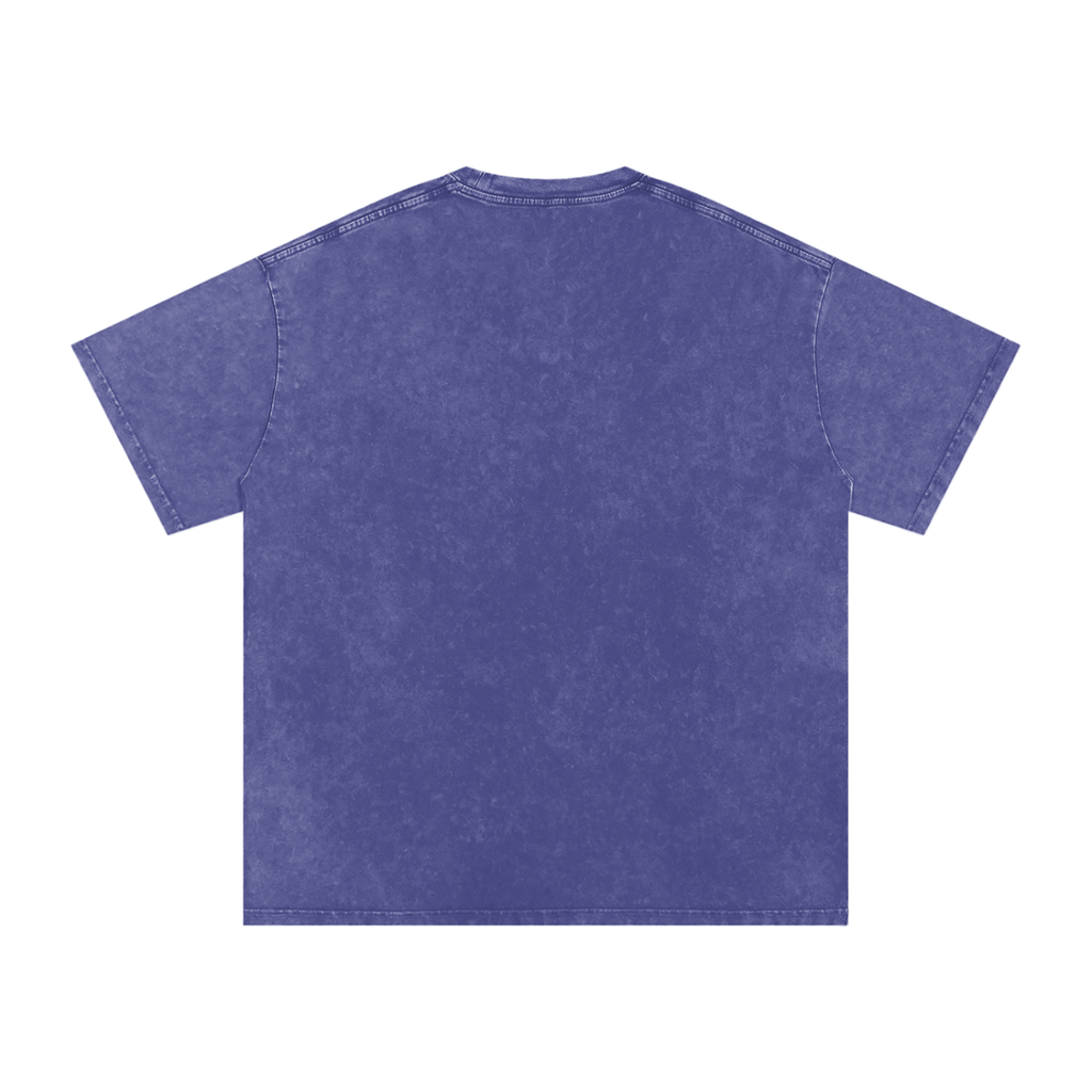 Rebels Snow Washed Oversized Cotton T-Shirt