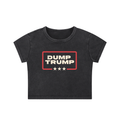 DT Stars Snow Washed Crop Top