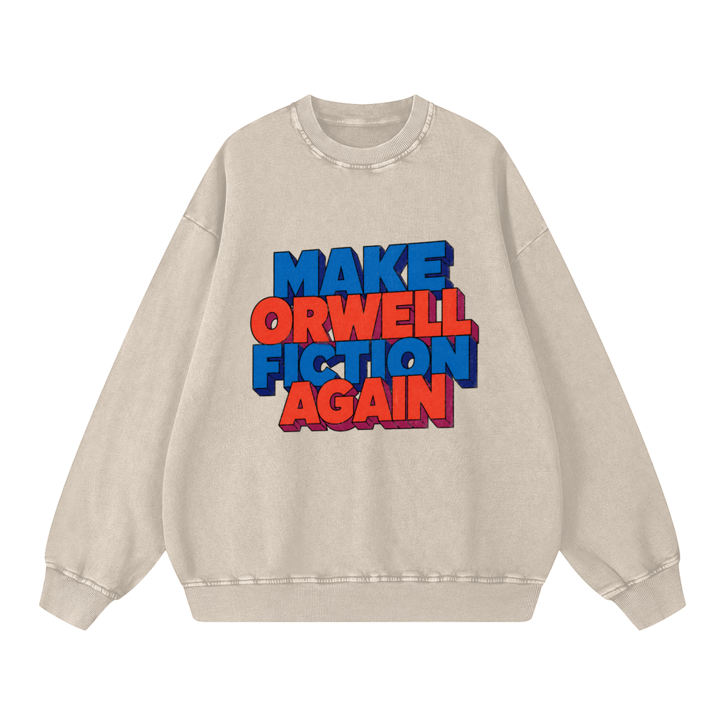 Orwell Snow Washed Oversized Sweatshirt