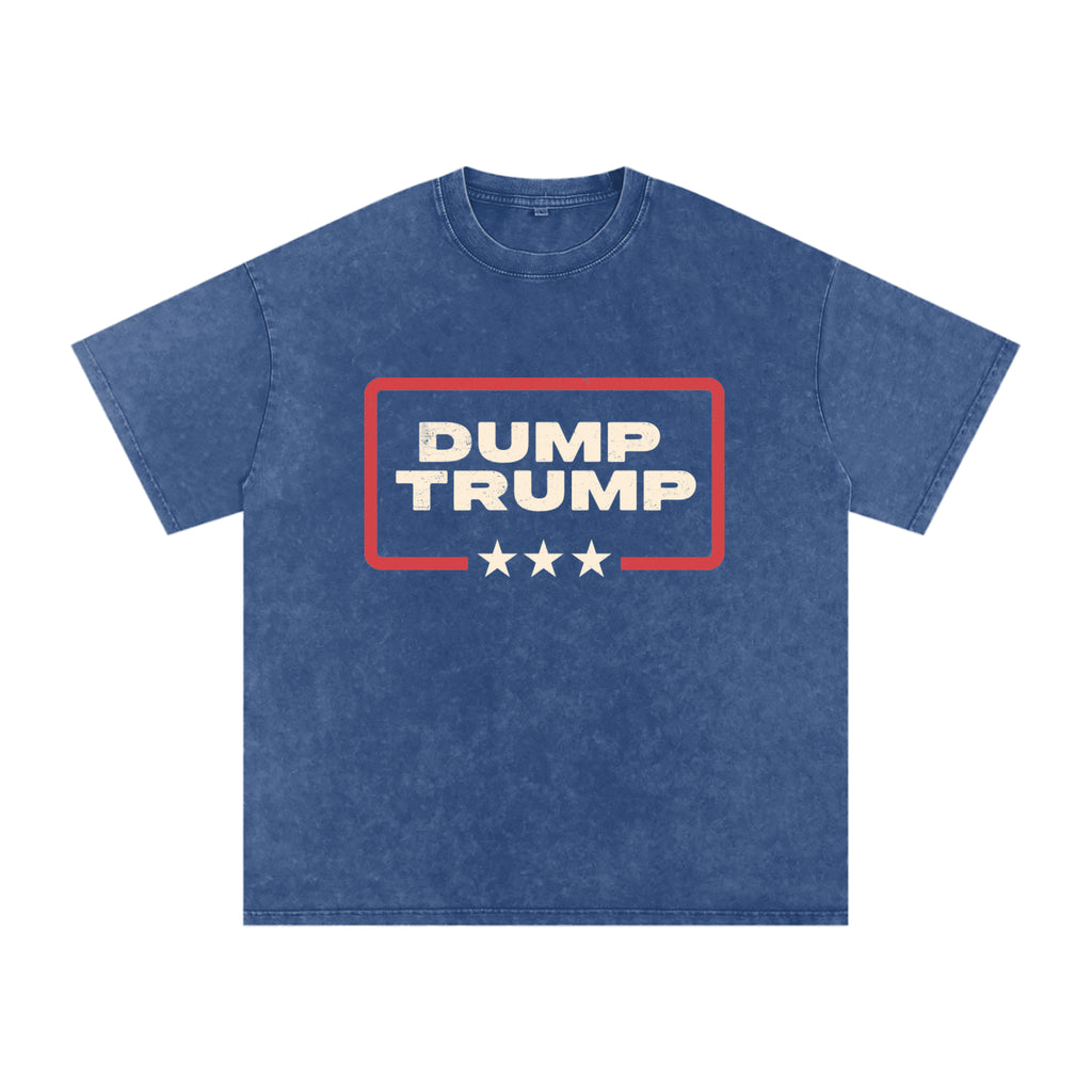 DT Stars Snow Washed Oversized Cotton T-Shirt