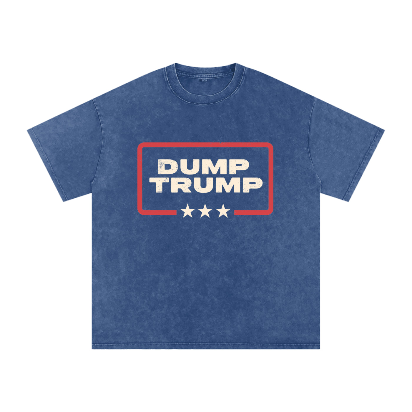 DT Stars Snow Washed Oversized Cotton T-Shirt