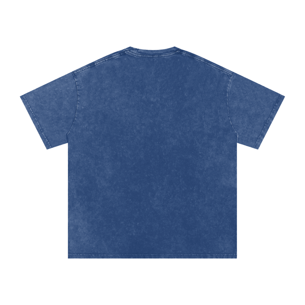 Rebels Snow Washed Oversized Cotton T-Shirt